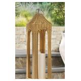 24in Iron wicker lantern