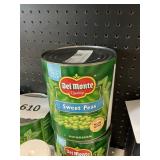 Del Monte sweet peas 105 oz