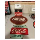 Coca-Cola wood adv-tin adv-tin carrier