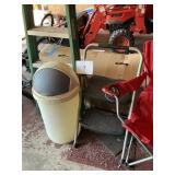 Step stool- Roll trash bin lot