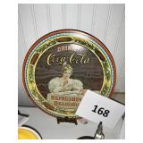 Coca-Cola adv tray  & holder