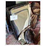 XL pet  crates 1- metal 1- fabric-1 cover  lot