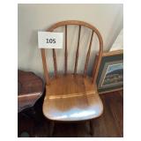 Oak spindle back chair