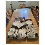 Pfaltzgraff dish & glasses set