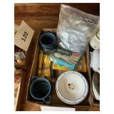 Plastic utensils-bowls lot