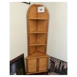 Pine corner shelf 62inHx22inW