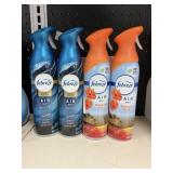 Febrez air mist 4 cans