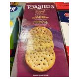 Toasteds cracker variety 5 boxes