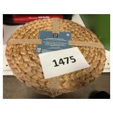 Handwoven natural placemats 4 pack