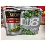 Le Sueur sweet peas 8 cans