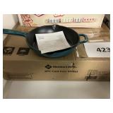 2pc Cast iron skillet