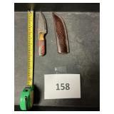 Damascus steel knife