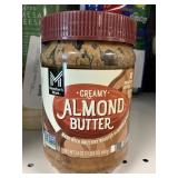 Creamy almond butter 24 oz