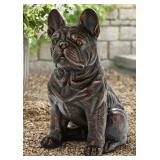 French bulldog statue
