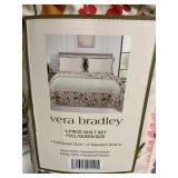 Vera Bradley 3-pc quilt set F/Q