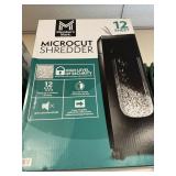 Microcut shredder 12 sheet