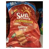 Sun chips garden salsa 12oz-crushed