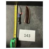 Damascus steel knife
