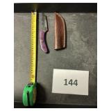 Damascus steel knife