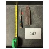 Damascus steel knife