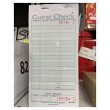 Guest check 8ct
