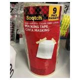Scotch masking tape 9 pack