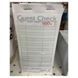 Guest check 12ct