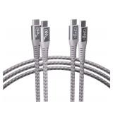 USB type C charge 2-pack cables