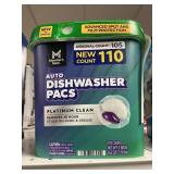 Auto dishwasher pacs 110 ct