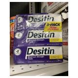 Desitin 3 pack