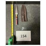 Damascus steel knife