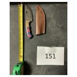 Damascus steel knife