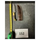 Damascus steel knife