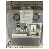 Blackout window panel pair 95inL 2 ct