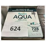 Pampers Aqua 728 wipes