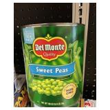 Del Monte sweet peas 105 oz