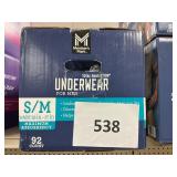 Underwear for men S/M  92 ct