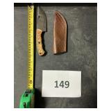 Damascus steel knife