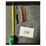 Damascus steel knife