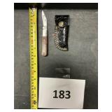 Damascus steel knife