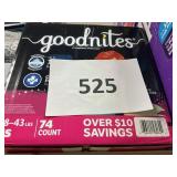 Goodnites XS 74 ct
