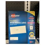 Avery 5160 or 8160 labels 125 sheets