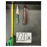 Damascus steel knife