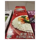 Minute white rice 72oz
