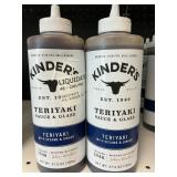 Kinders teriyaki sauce 2-27.5oz