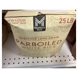 Parboiled white rice 25lb