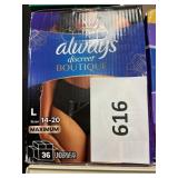 Always discreet L 14-20  36 underwear