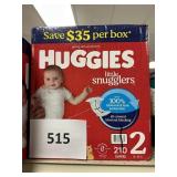Huggies 210 diapers size 2