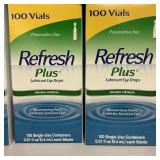 Refresh plus eye drops 2-100 ct