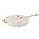 Non-stick 5.5qt ceramic jumbo cooker
